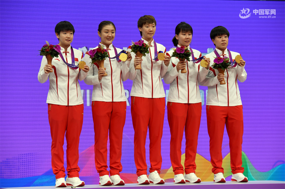 中国队夺得杭州亚运会乒乓球女子团体金牌