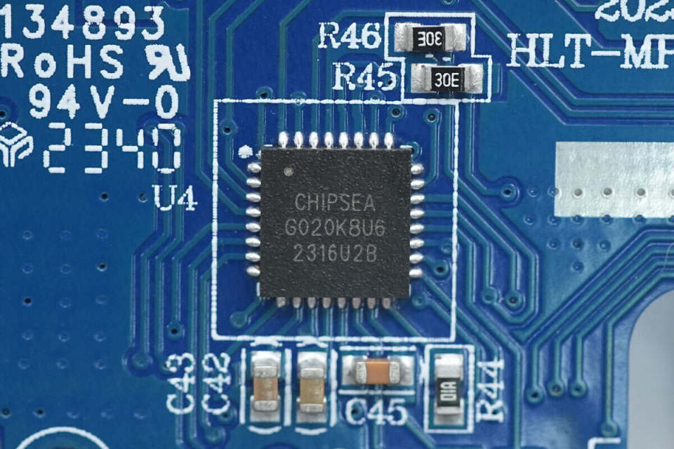 usb pd协议芯片来自芯海科技,型号cs32g020k8u6,适用于pc电源适配器