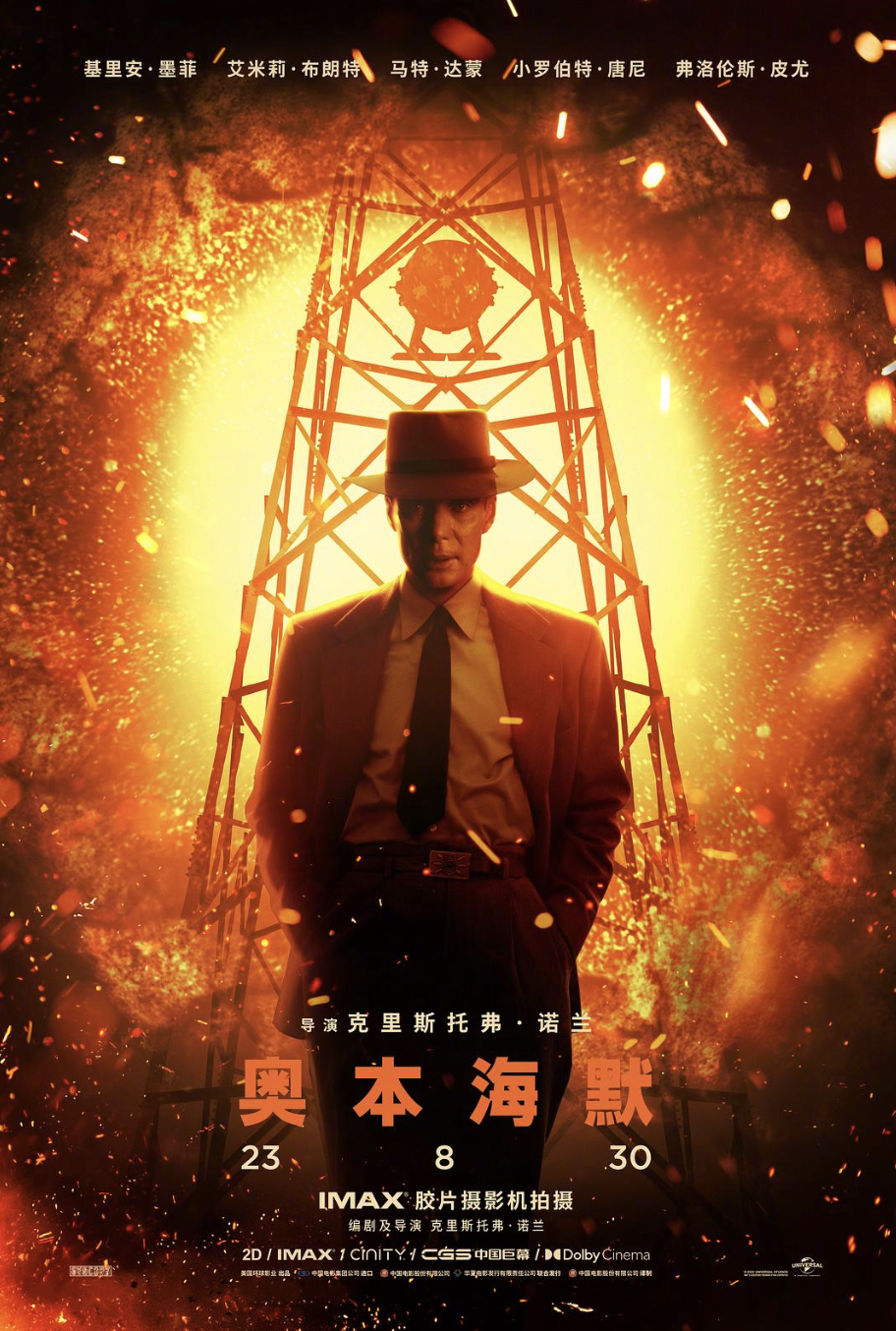 最佳影片《奥本海默》连斩7项大奖,基里安·墨菲,艾玛·斯通夺影帝