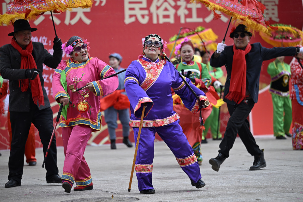 欢庆社火迎元宵