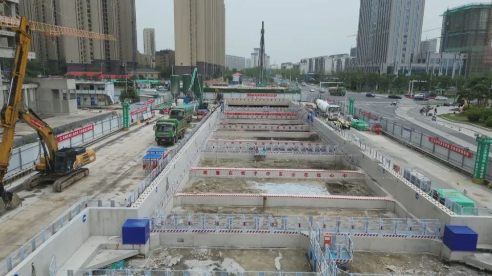 宁扬城际建设加速 天宁大道站预计7月底进入主体结构施工