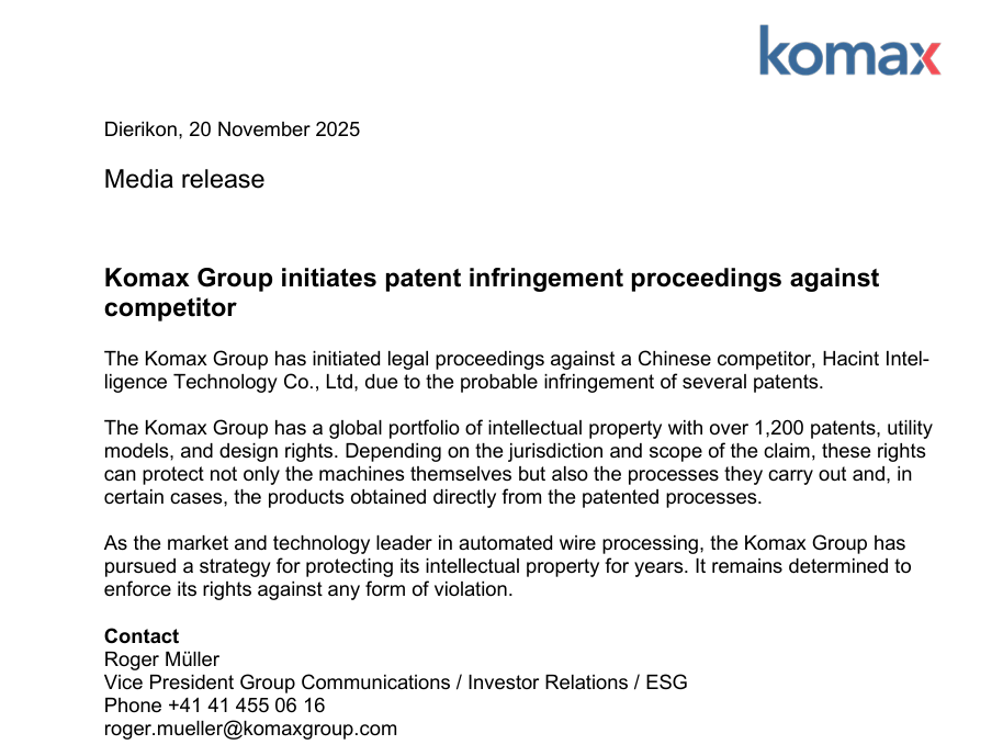 海昌智能公司专利诉讼信息检索结果