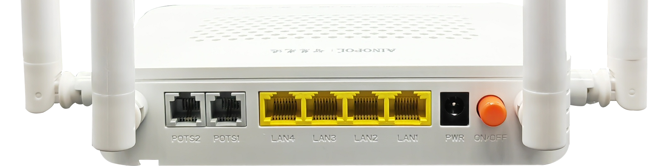 模块负责信号的调制和解调;网络接口模块提供与用户设备连接的接口