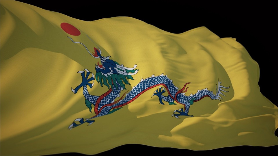 覆灭100多年的大清国旗至今仍被此国使用，此国至今未与中国建交-腾讯新闻