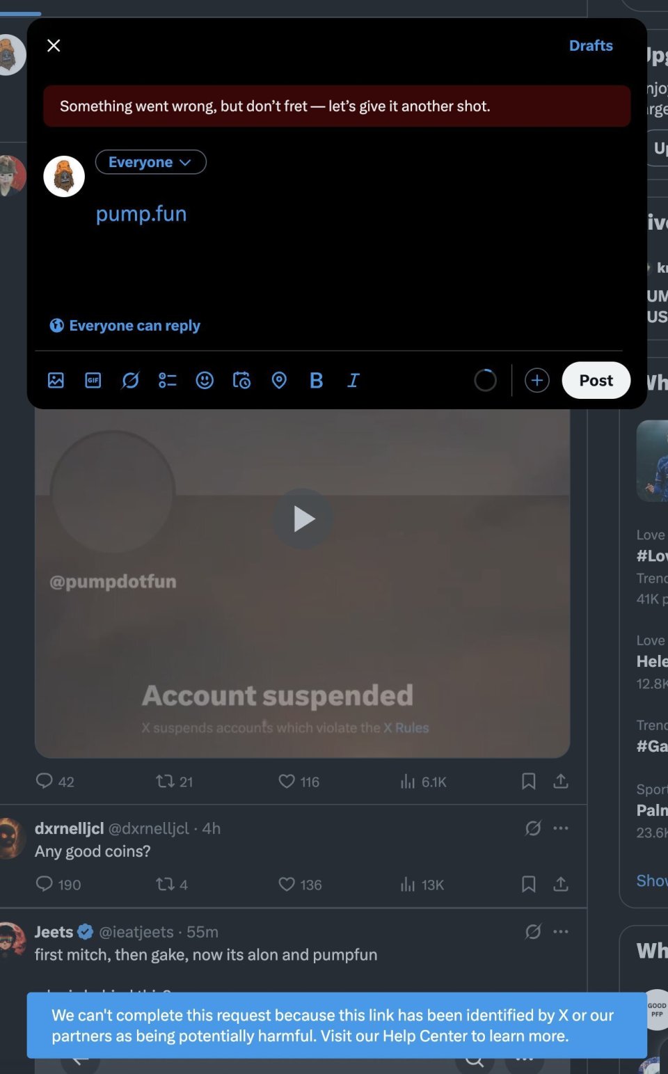 Pump.fun及其联创账号遭X封禁，这波币圈“封号潮”因何而起？-腾讯新闻