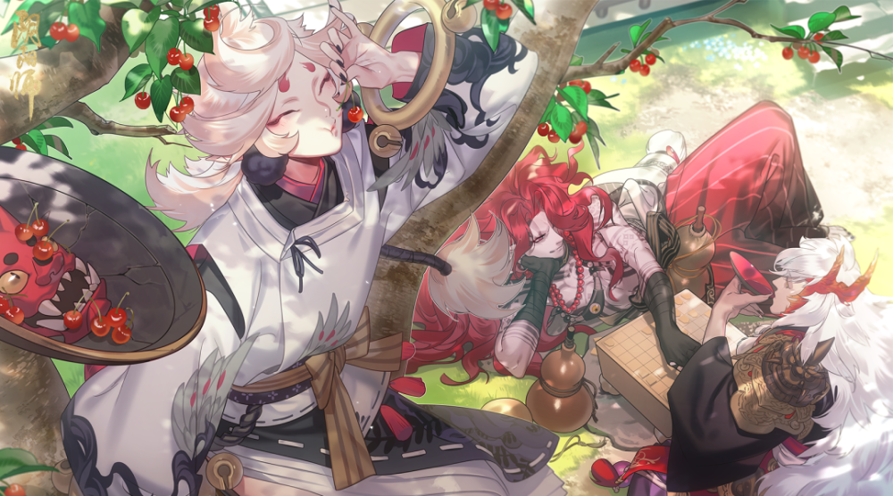 专属插画「畅日闲弈」在本月花合战活动中等级达