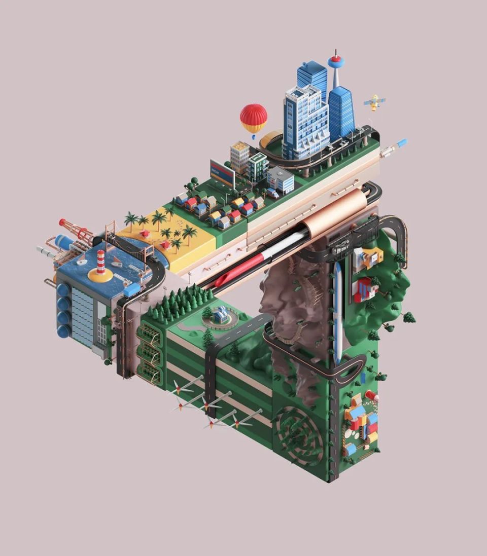 c4d设计作品欣赏