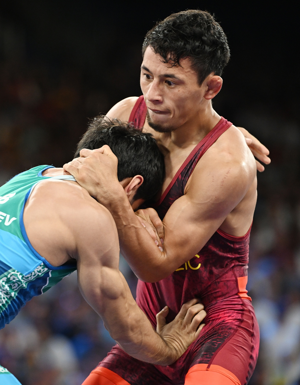 巴黎奥运会丨摔跤——男子自由式57公斤级铜牌赛赛况(2)