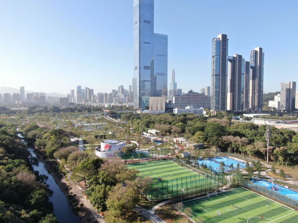笔架山体育公园今日开园深圳又多一个体育休闲胜地
