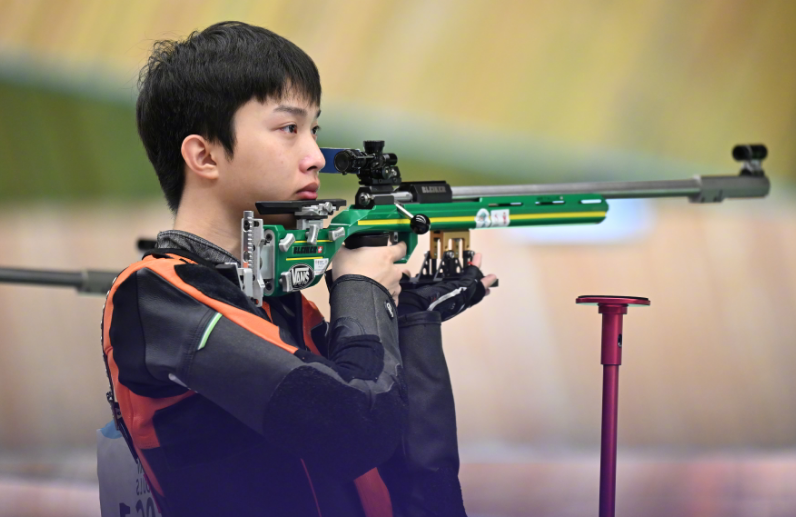 杜林澍破亚运纪录男子50米步枪三姿夺金 田珈铭铜牌-腾讯新闻