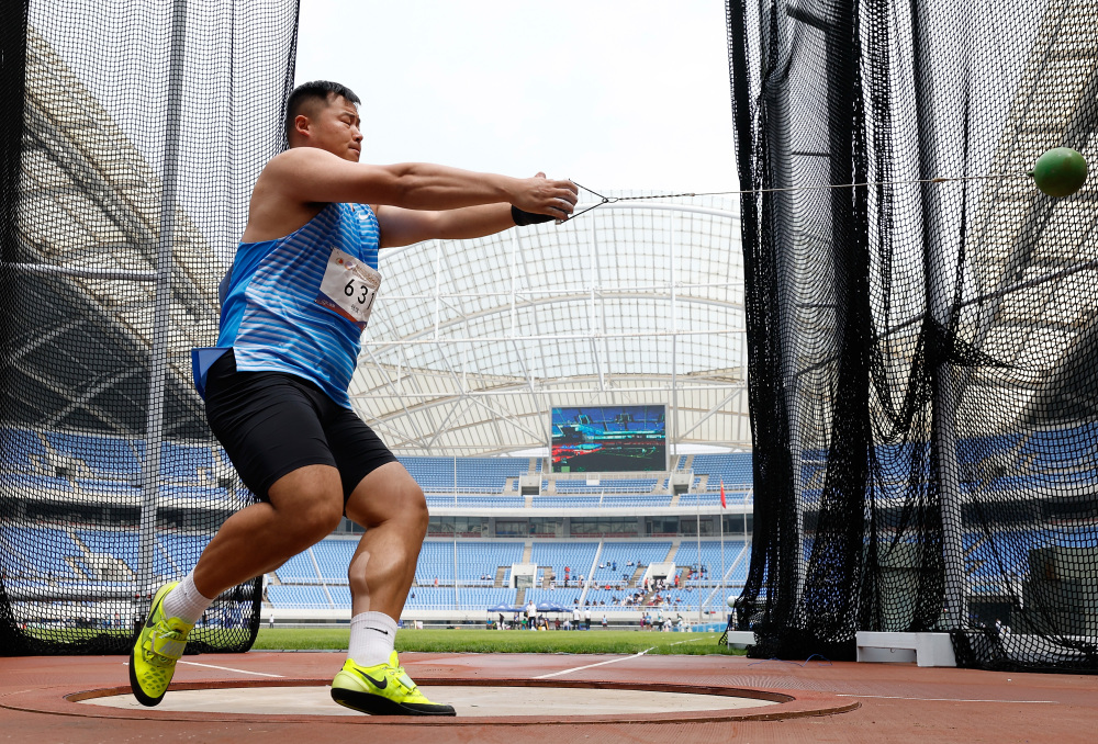 体育田径全国冠军赛男子链球赛况