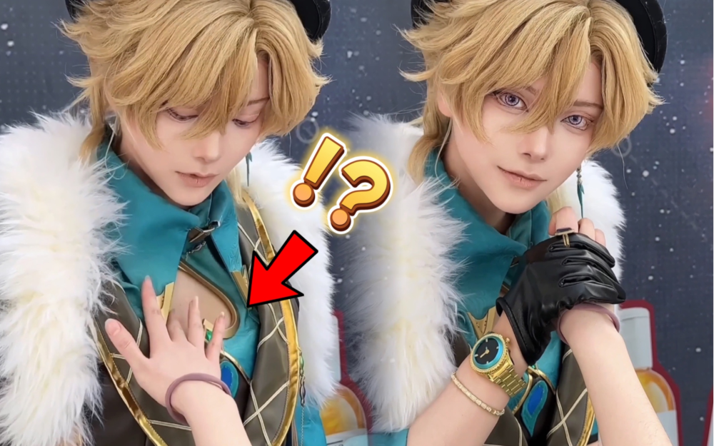 coser小哥为了满足砂金的还原度,被蜡烛烫伤仍坚持拍摄_腾讯新闻