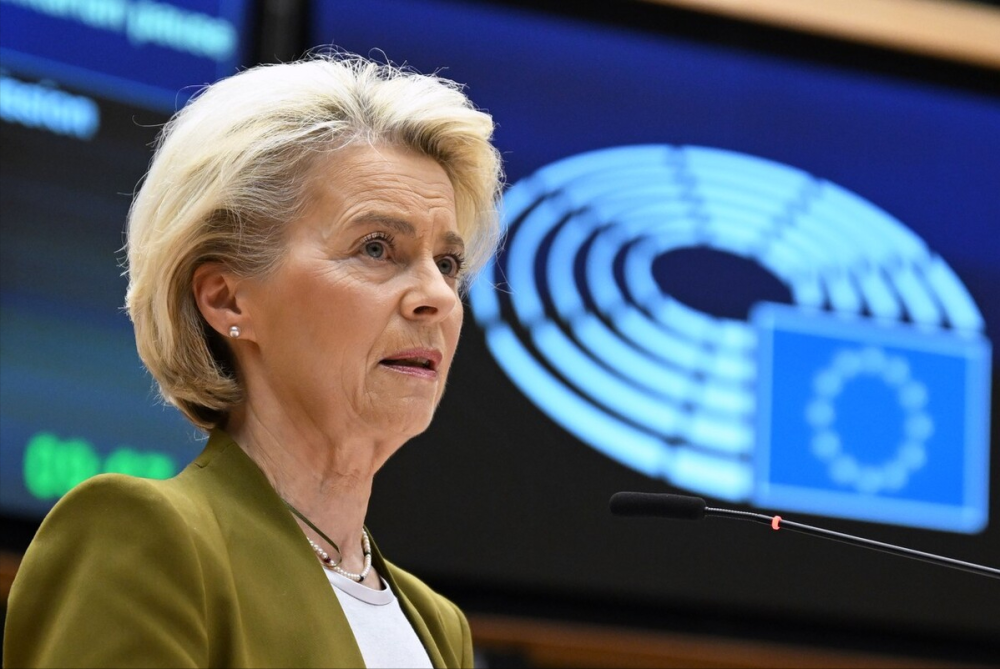 访华后,博雷利对华发出威胁,访华前,冯德莱恩坚称对华"去风险"_腾讯