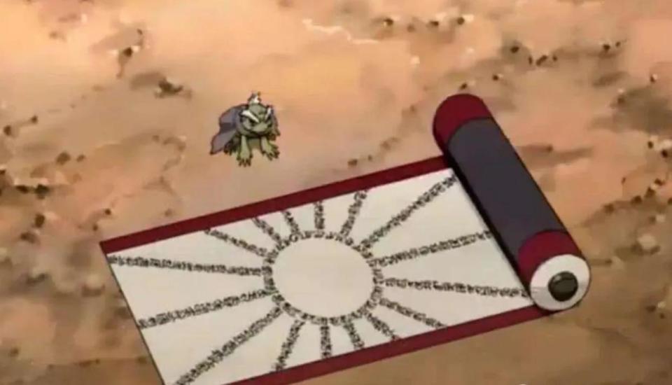 《火影忍者》自来也背后的卷轴到底是什么?_腾讯新闻