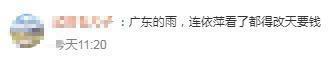 广东人正式被确诊为依萍，网友：广东的雨，依萍看了都得改天要钱 