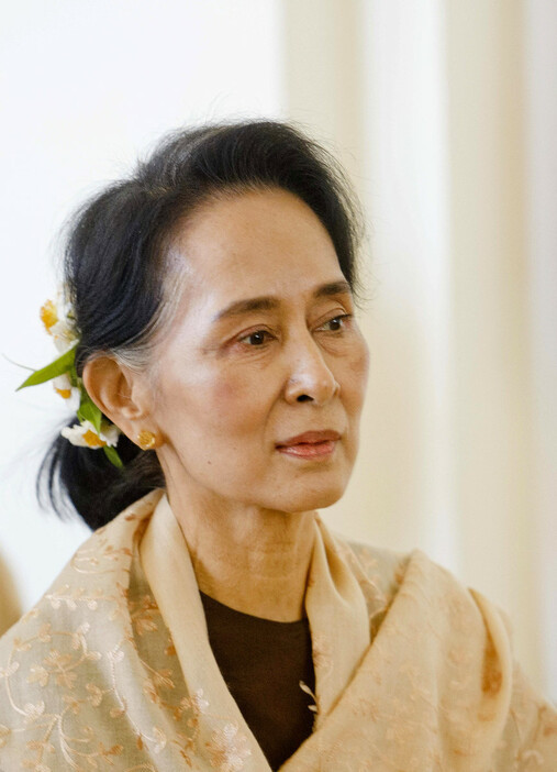 前缅甸国家资政昂山素季领导的民盟被缅甸国军取消政党资格,民盟陷入