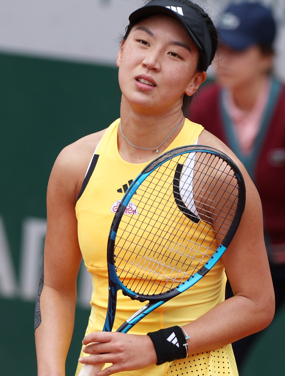 网球——法网:王欣瑜对阵托莫娃