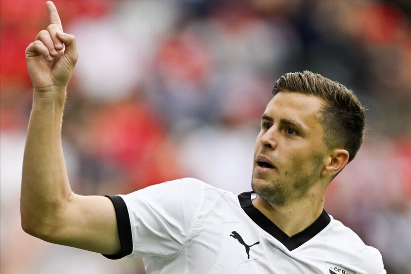 欧洲杯热身赛:瑞士1-1奥地利,莱比锡14号上演一条龙破门好戏