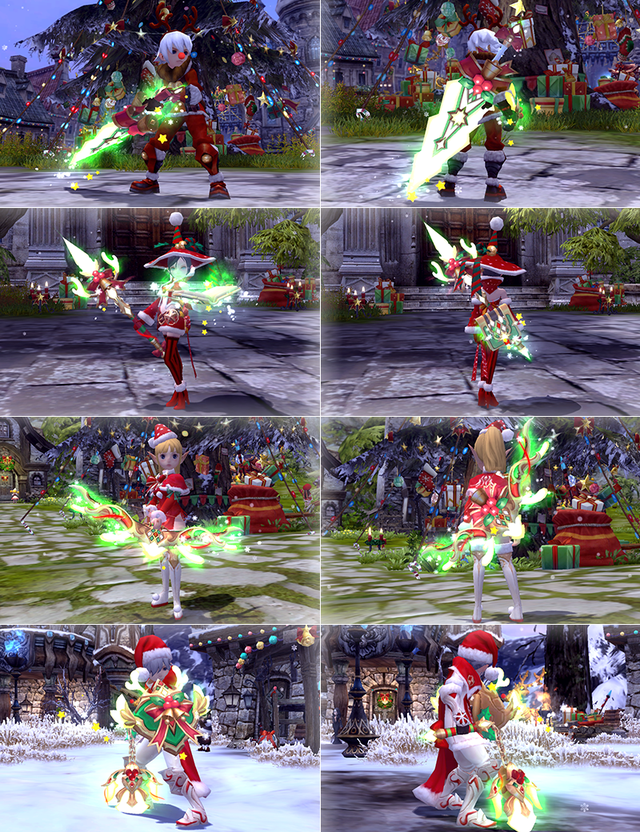 圣诞时装 特武展示《龙之谷》怀旧服圣诞版本今日更新,新职业"学者"及