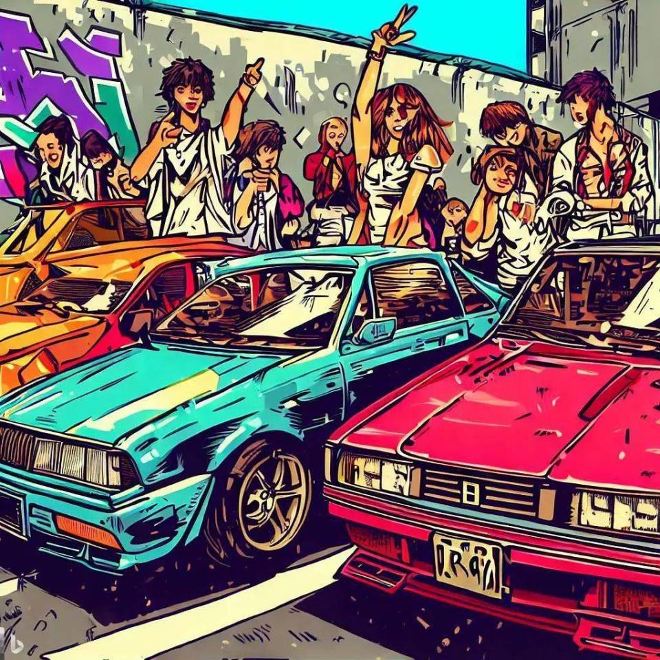 豪车配靓女,一起来看看gpt的画车水平怎么样?