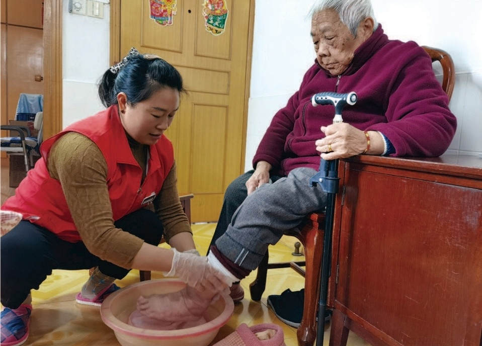 打零工的養老護理員