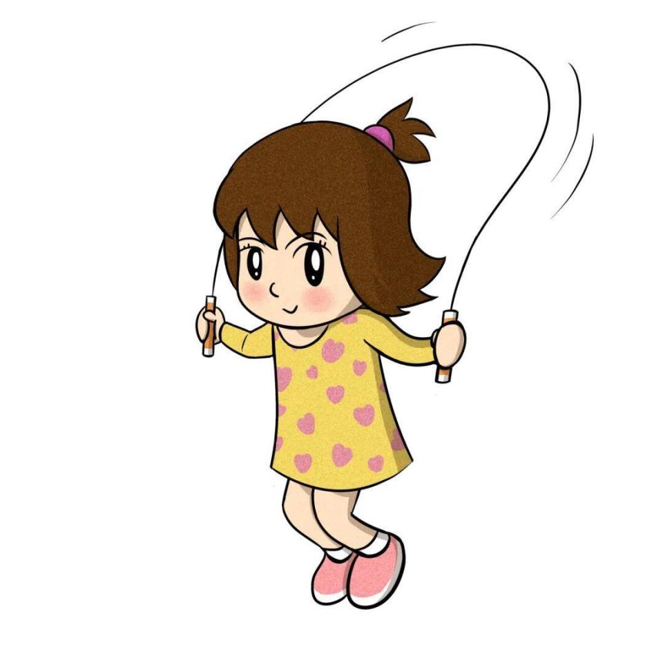 对于孩子来说,春季锻炼最好的选择莫过于跳跃性运动,如跳绳,跳高,跳远