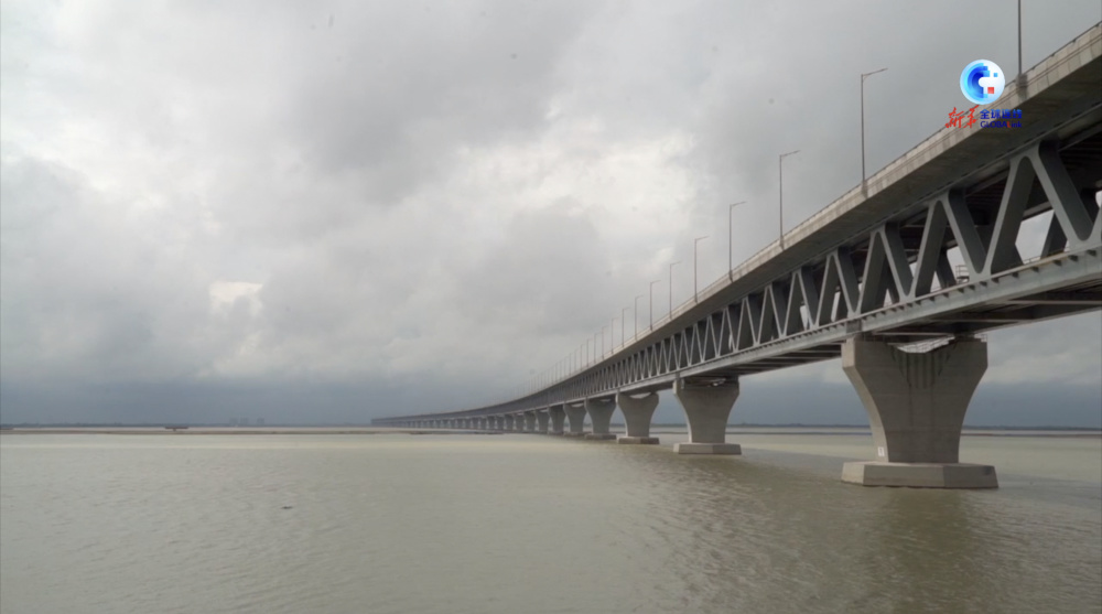 全球连线探访中企承建的孟加拉国梦想之桥帕德玛大桥