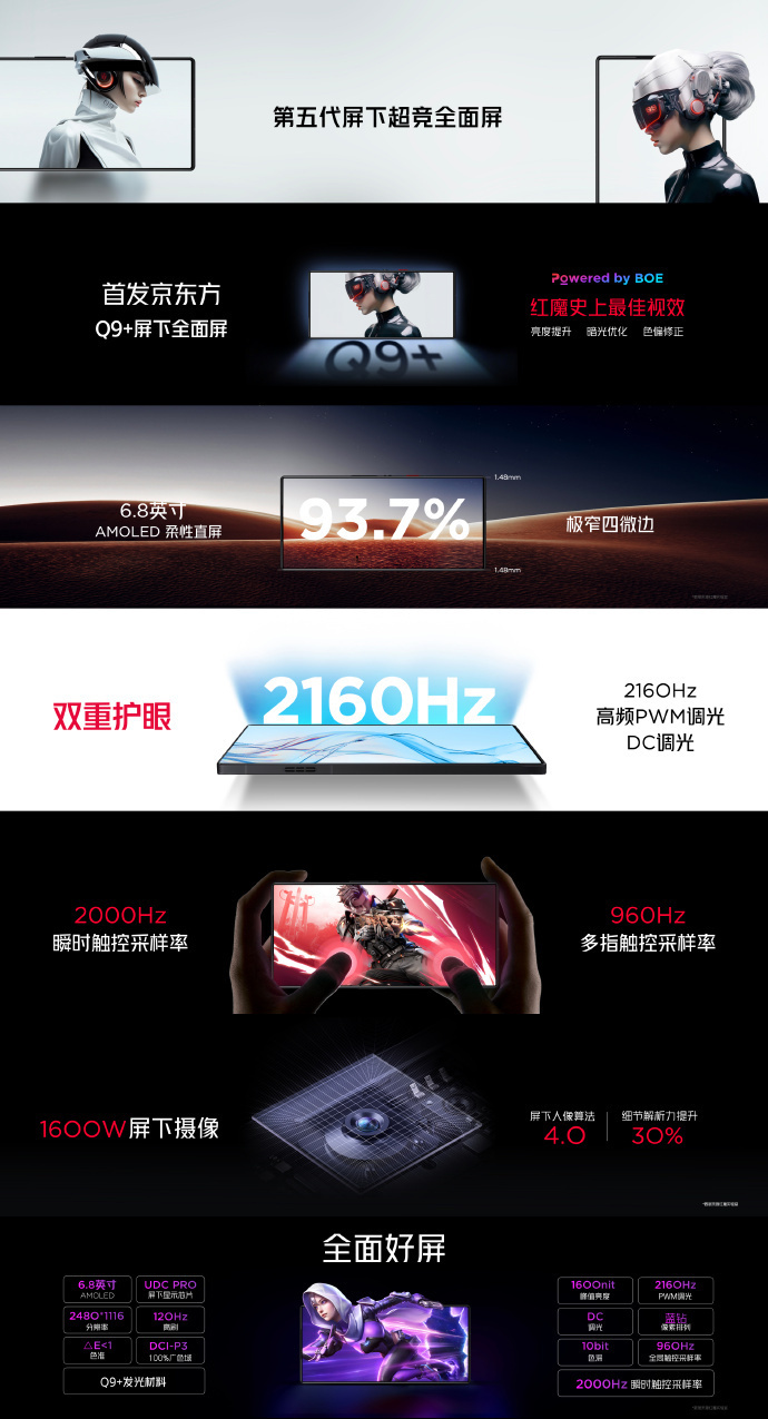 红魔 9 Pro 系列游戏手机亮相：行业唯一背部纯平旗舰，RGB 风扇_腾讯新闻