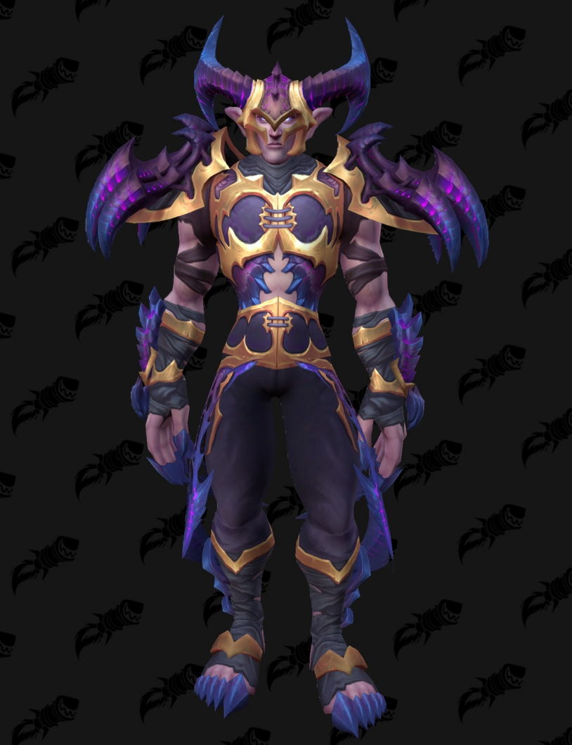 0恶魔猎手职业套装,很有恶魔的味道!