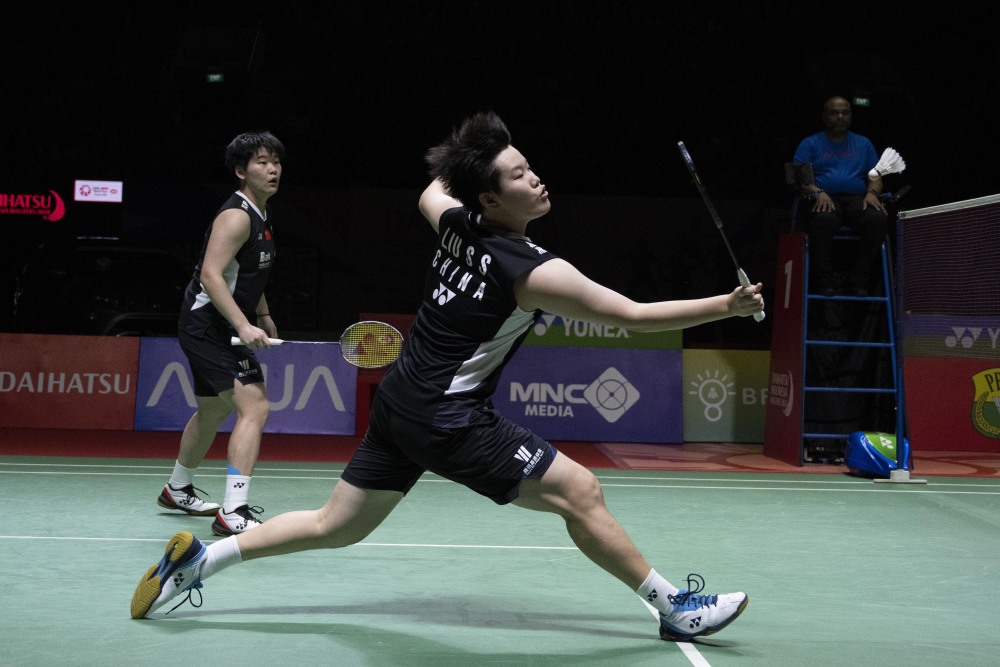 羽毛球印尼大师赛刘圣书谭宁晋级决赛