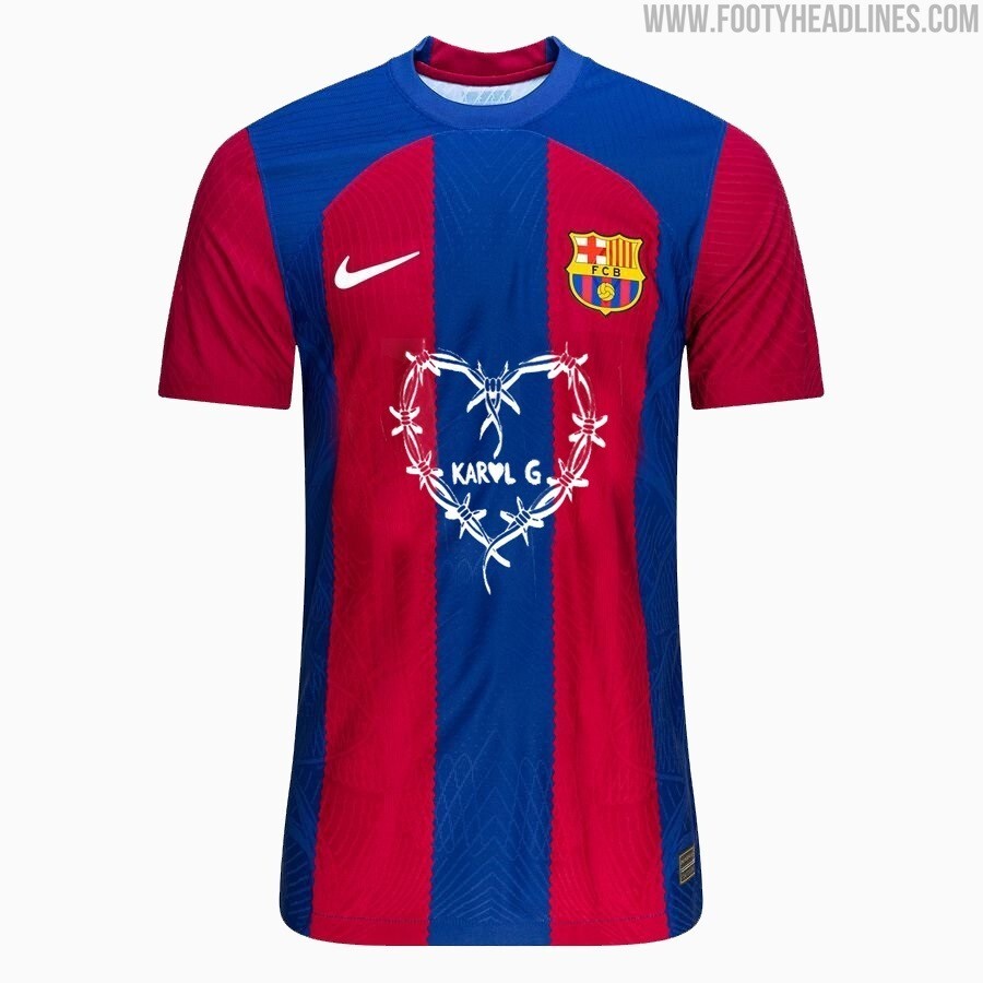 每体巴萨将在国家德比身穿与拉美天后karolg联名的球衣