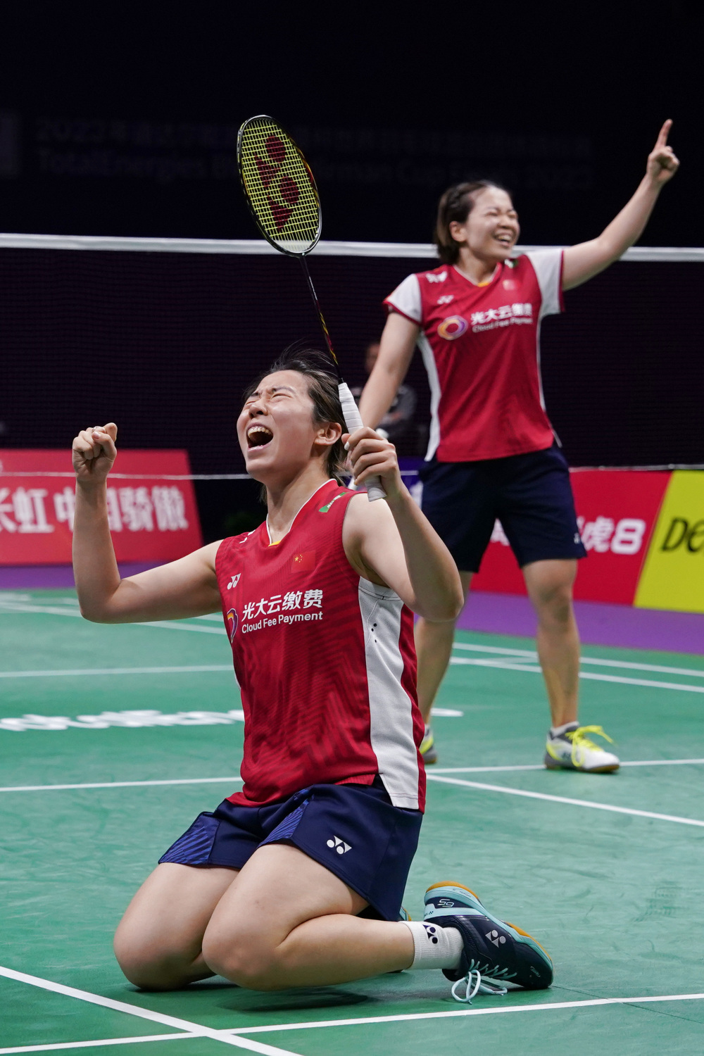 体育羽毛球苏迪曼杯中国队胜日本队晋级决赛11