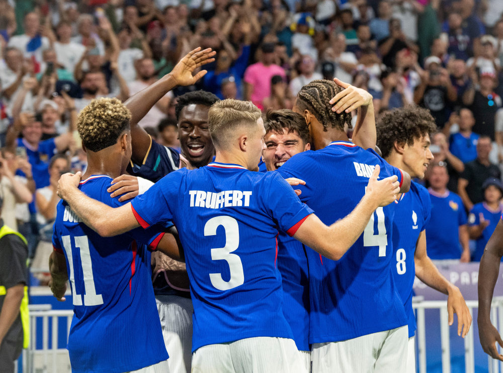 巴黎奥运会丨足球——男子半决赛:法国队战胜埃及队