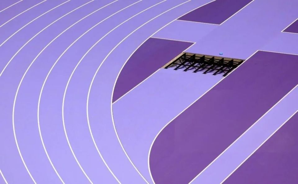 快来看巴黎奥运会田径『紫色跑道』