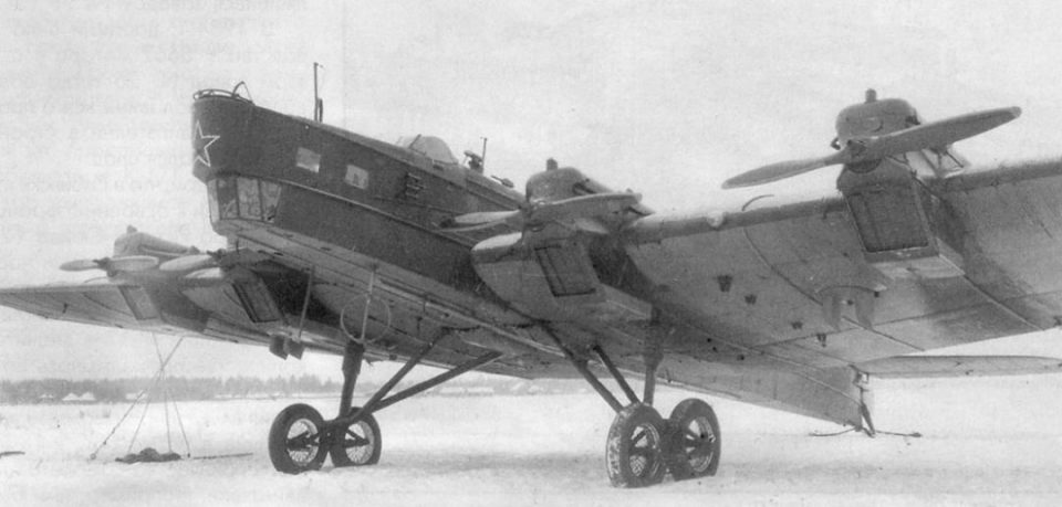 卫国战争时期的tb-3(ТБ-3)重型战略轰炸机(第二部分)_腾讯新闻