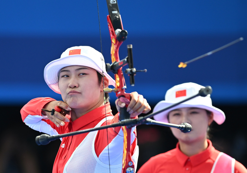 中国女子射箭队美女图片