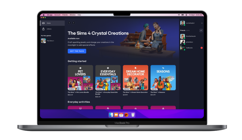 EA 游戏平台上线苹果 macOS 版客户端，取代原版 Origin_腾讯新闻