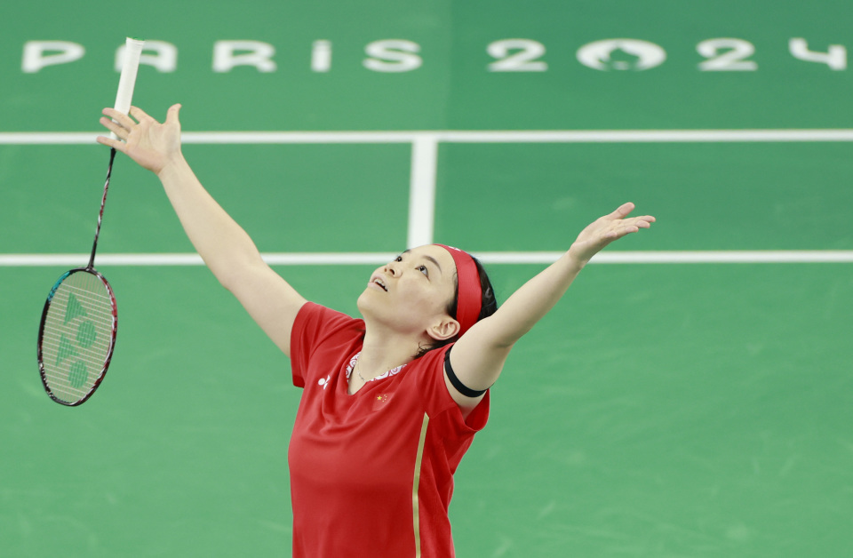 巴黎奥运会|羽毛球——女双:陈清晨/贾一凡晋级决赛(6)