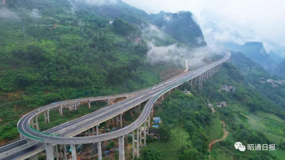 都香高速公路昭通段12月29日全线通车!