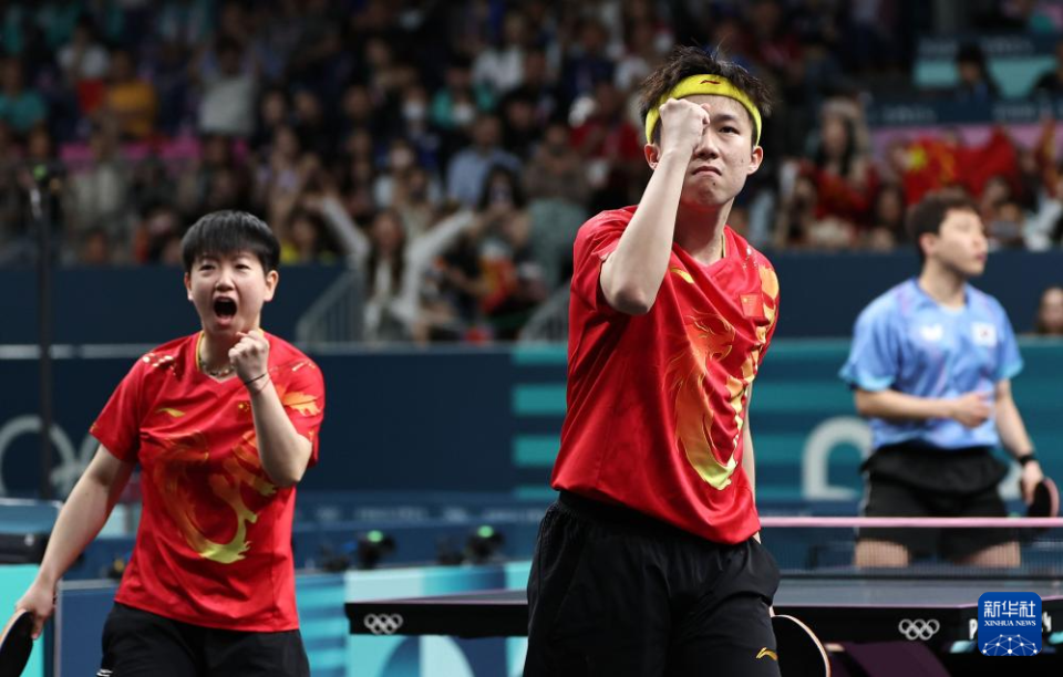 巴黎奥运会丨乒乓球——混双:王楚钦/孙颖莎晋级决赛