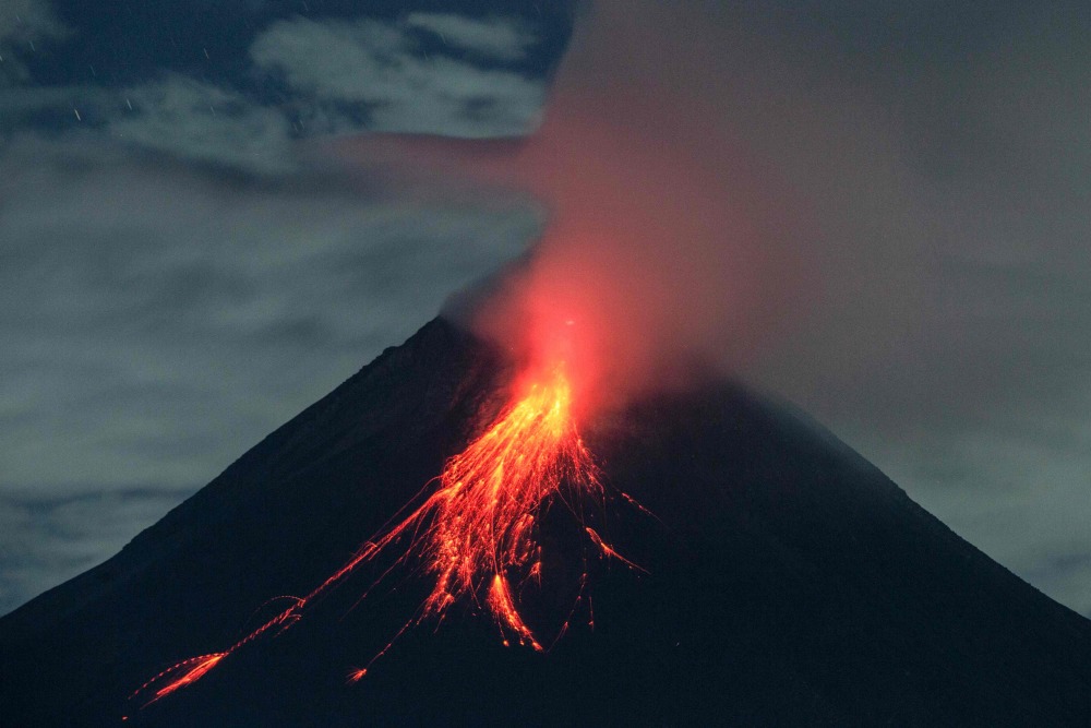 印尼:火山喷发