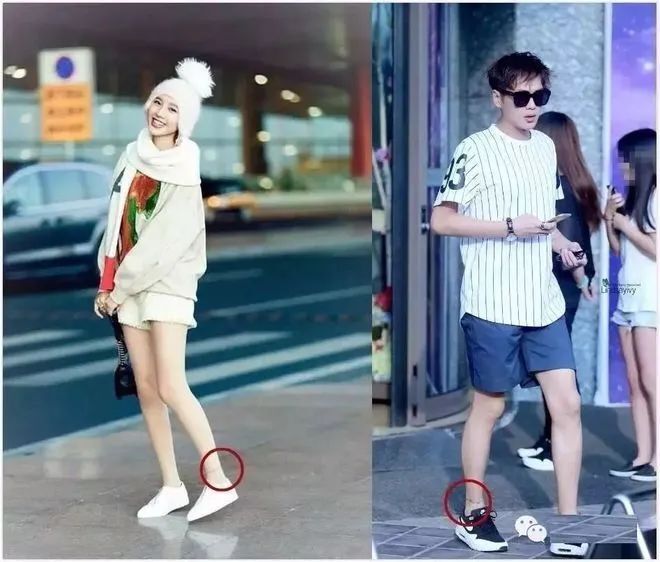 据悉,唐艺昕和张若昀早在2010年就开始交往,他们的纹身是刻在脚踝部位