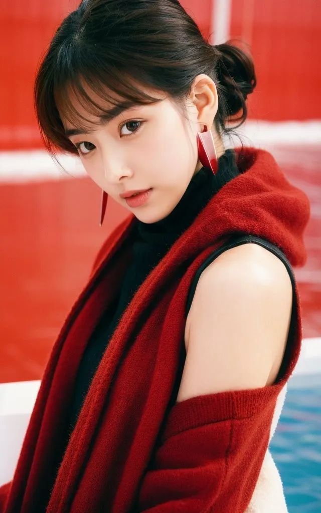 ai绘制性感唯美的美少女图集,奶白的雪子晃晕了眼