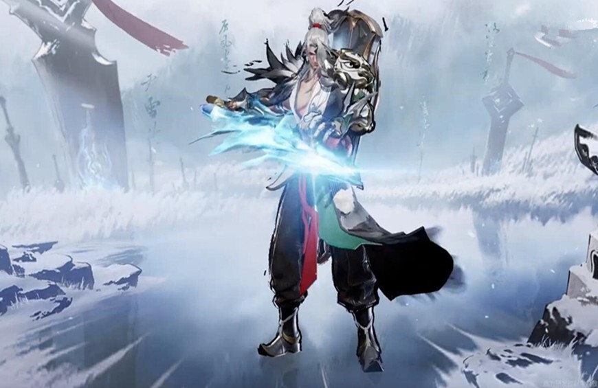 王者荣耀:夏侯惇新皮"霜北刀"震撼登场,一刀劈出个水墨江湖!