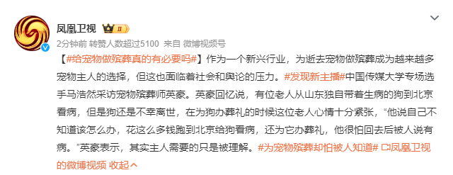 一场“体面”的告别 郑州宠物殡葬服务悄然兴起