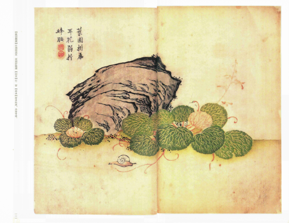 清李渔《芥子园画谱》仿明代吕纪清代官员兼画家邹一桂(1688—1772