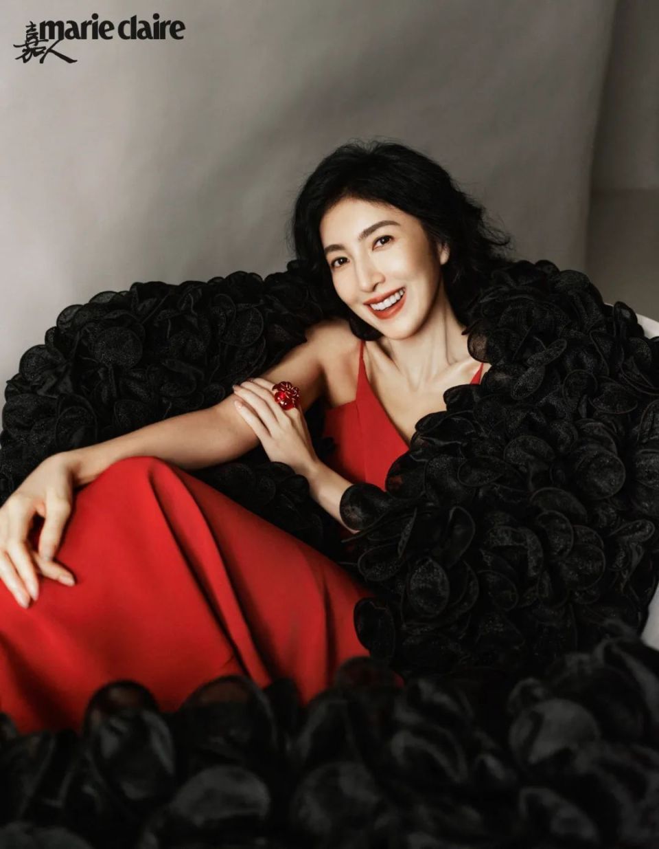 vii victor x wang红色吊带长裙 isabel marant杨谨华有筹备一部作品