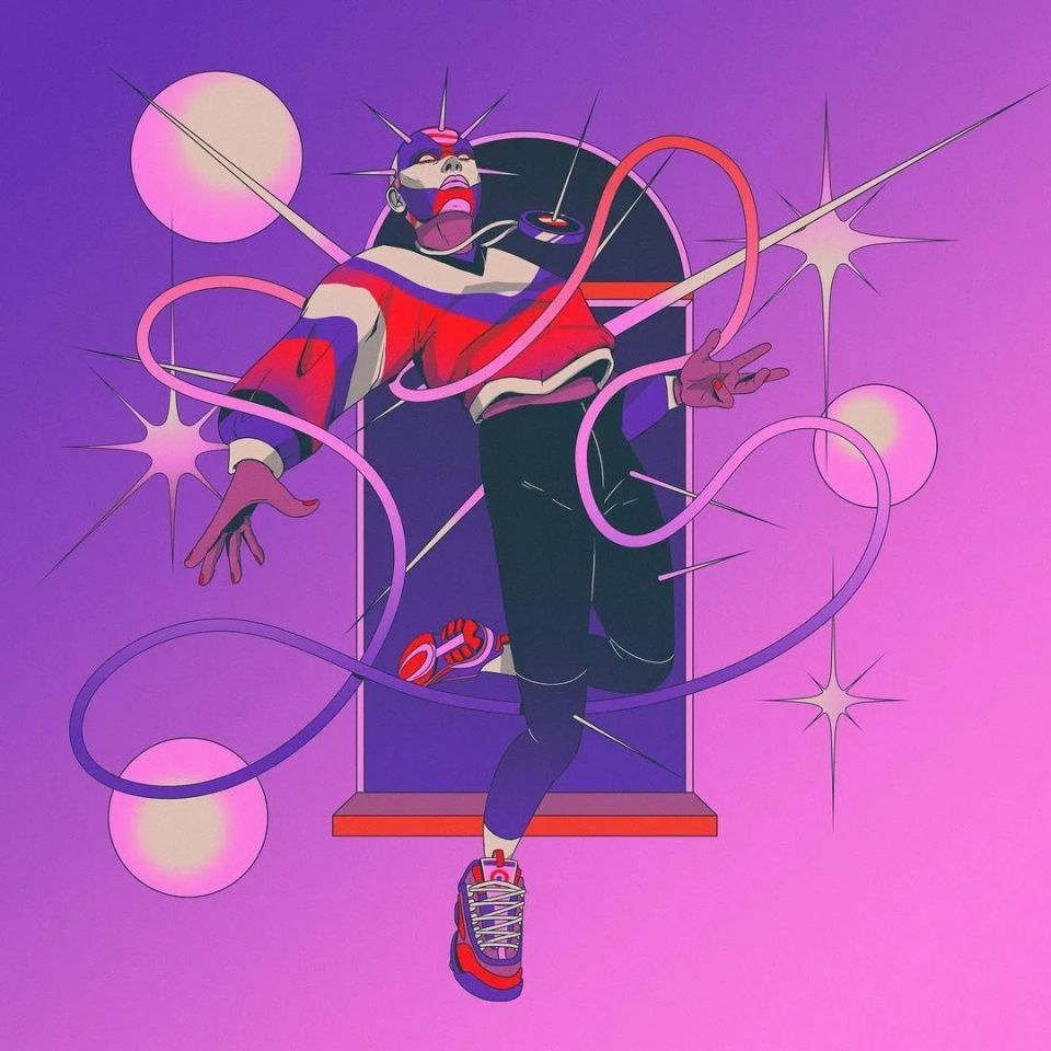 插画|朋克风格的时髦插画案例100款