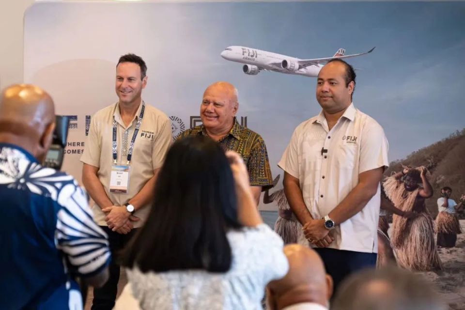 或受振于中国市场迅速回弹,最近的斐济旅游博览会fte 2024上,斐济航空