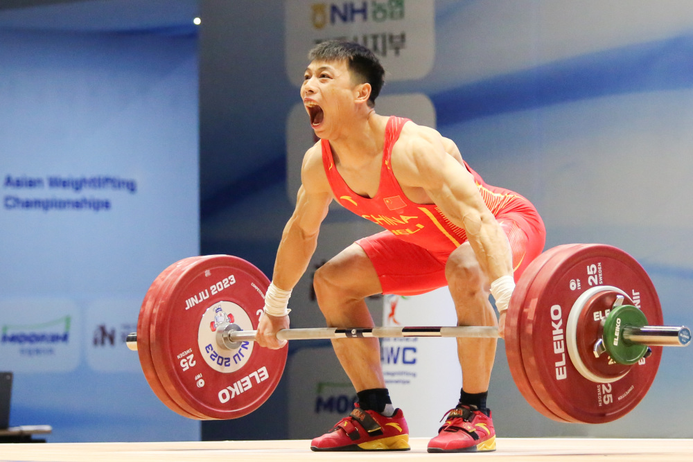 5月6日,谌利军在比赛中.新华社记者 王益亮 摄